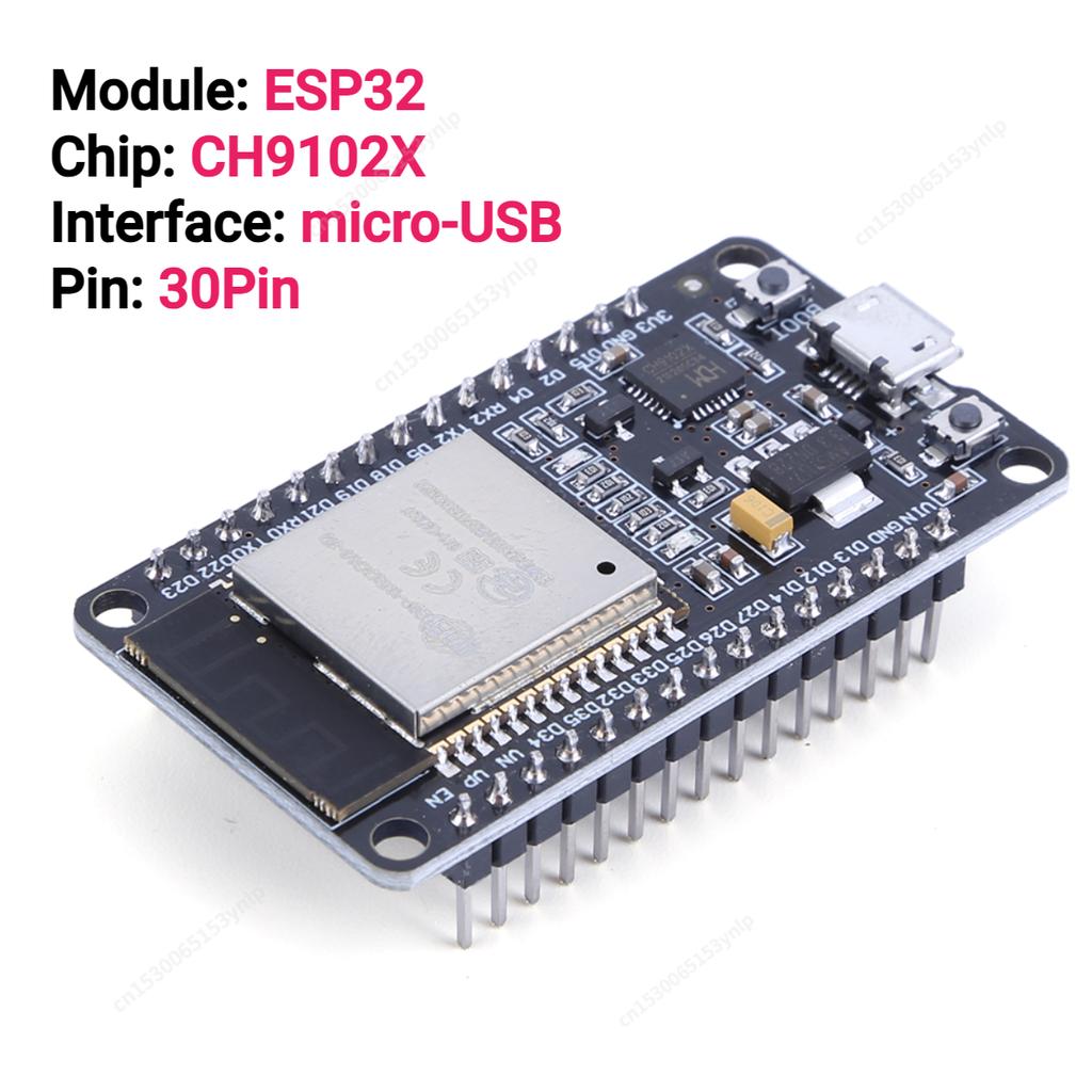 Плата разработки ESP32 TYPE-C CH340C WiFi+Bluetooth Сверхнизкое энергопотребление Двухъядерная ESP32-DevKitC-32 Плата расширения ESP32