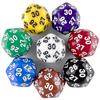 Opaque Dice 30 Sided Dice Polyhedral Role Playing Dice Board Game Accessories