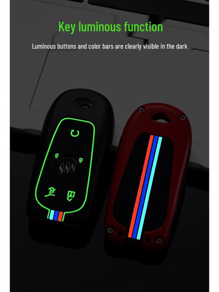 Key Case for Buick: Envision, Encore, Regal, LaCrosse, GL8, Velite 6, Enclave - Protective Shell for Men
