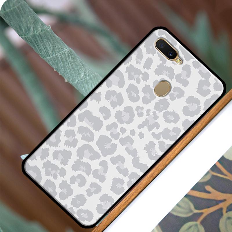 Leopard Print Black Cheetah Pattern Cover For OPPO A52 A72 A54 A74 A94 A1K A15 A83 A91 A5 A9 A31 A53 A53S A3S A5S Phone Case