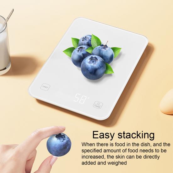 Умные кухонные весы с приложением 3 г/10 кг точные электронные весы со счетчиком калорий отслеживание питания контроль порций ЖК-дисплей цифровые весы