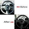 Наклейки на руль для Mini Cooper Аксессуары R55 R56 R Series 3D Carbon Fibre Car Interior