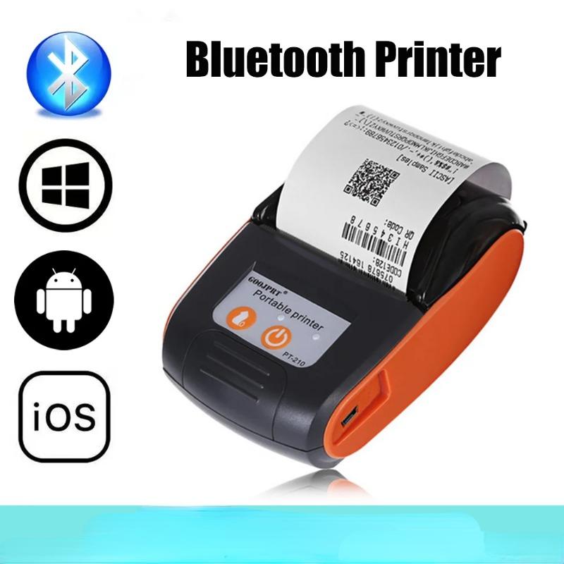Беспроводные мини-термопринтеры 58 мм, портативный принтер чеков, термопринтер BT, мобильный телефон, Android POS, ПК, карманные устройства для изготовления купюр, Impresora