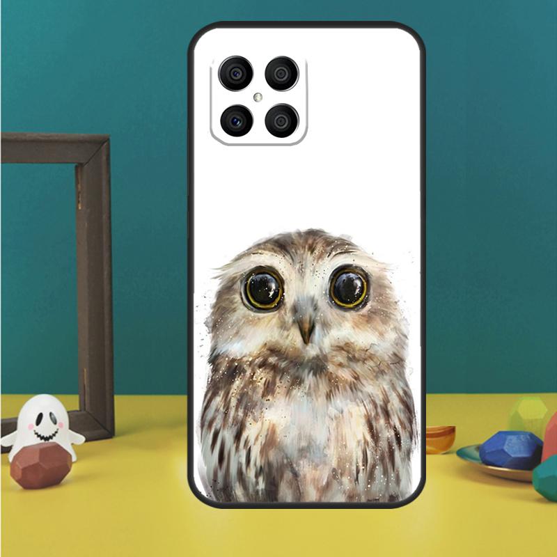 Акварельный чехол с совой для животных для Honor 200 Lite Magic 7 6 5 Pro Honor X9c X9b X9a X8b X8a X8 X9 50 70 90 Lite Чехол