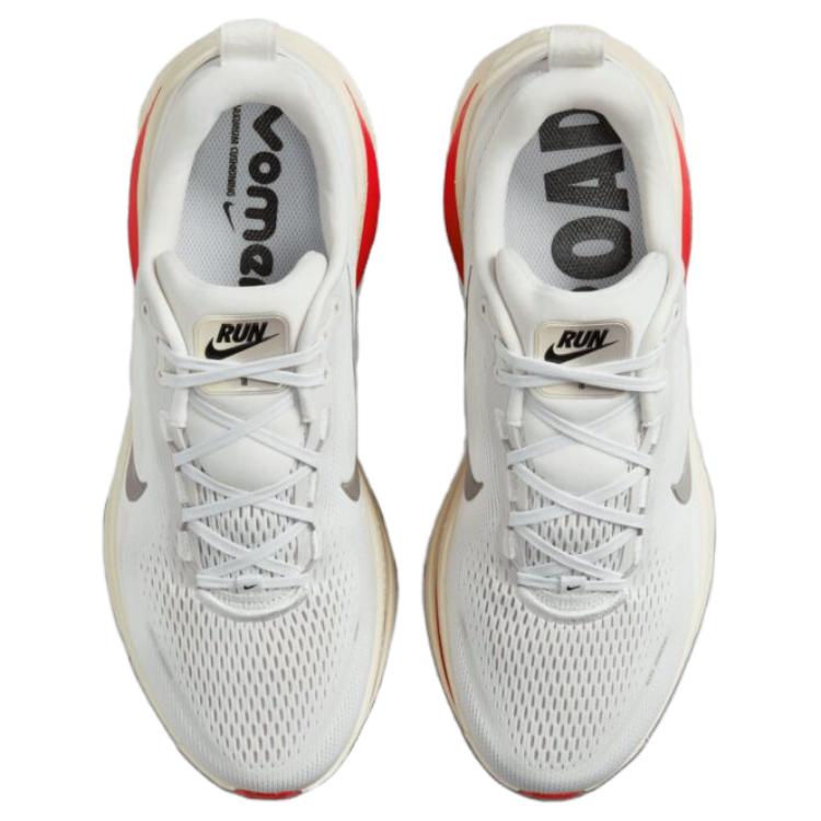 Nike Vomero 18 Platinum Tint Siren Red Кроссовки Унисекс Кремовый Светло-Дымчато-Серый Металлический-Оловянный HM6803-001