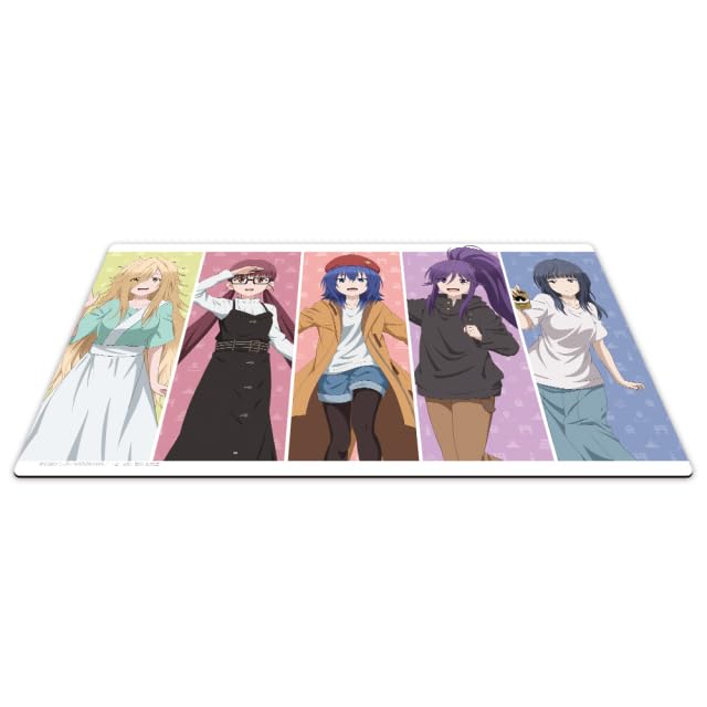 TV Anime Character Rubber Mat Chika Koyomi Yui Fuyune Riri "That's Journey" & & & &