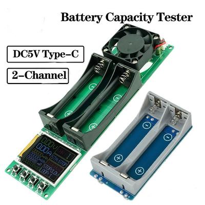Тестер емкости аккумулятора Type-C Цифровой дисплей Тестер сопротивления Аксессуары для аккумуляторов