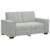 VidaXL 2-seater Sofa Light Grey 120 Cm Velvet, Sofa, Two-seater Sofa, 2-seater Sofa In Velvet, Layer, Sofa 4105010