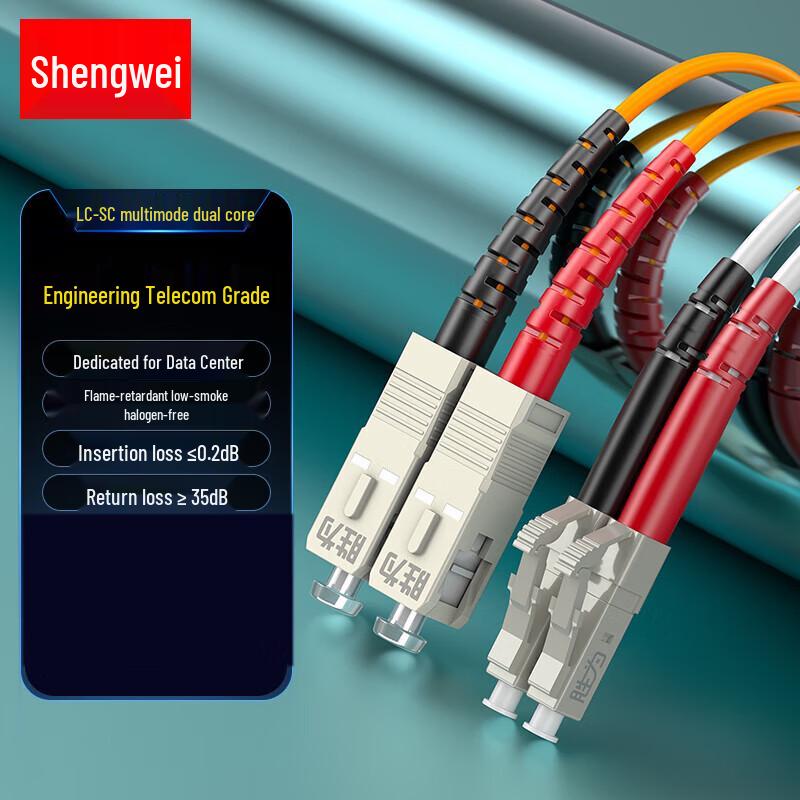 Многомодовый дуплексный оптоволоконный патч-корд Shengwei