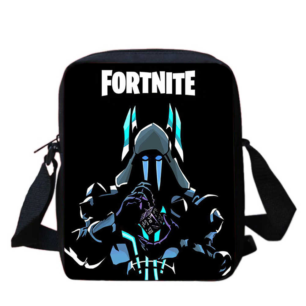 Милая мультяшная сумка через плечо Fortnite, Унисекс, Для детей 5-8 лет, Легкая сумка-органайзер с принтом для начальной школы