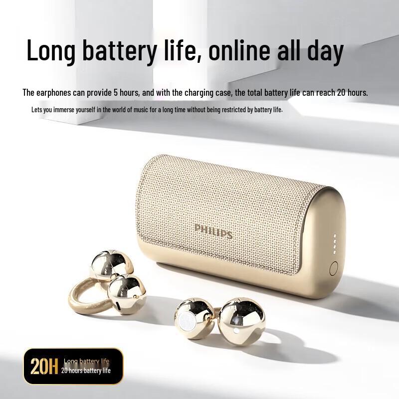 Philips TAQ5020 Ear Clip Wireless Bluetooth Headset