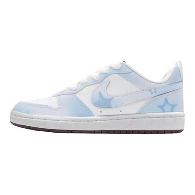 Кроссовки для скейтборда Court Borough Starry Blue Love Words из ПУ-кожи, низкие, унисекс, синие DV5456-104(Команда1155-)