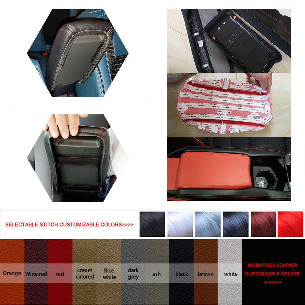 Защитная накладка из микрофибры для центрального подлокотника, консольного ящика для Kia Sportage 2011 2012 2013 2014 2015 2016