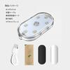 Car Interior LED Room Touch USB Magnetic Adsorption Easy Suitable for and Vehicles Lights, Lamp, Light, 2-Piece Set, Rechargeable, Design,