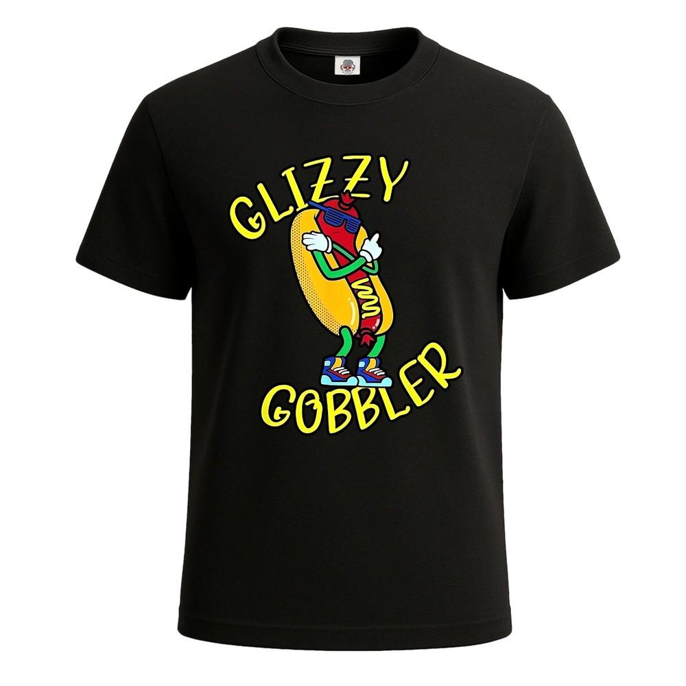 Glizzy gobbler hot dog glizzy funny joke tshirt for mens novelty gift tee top