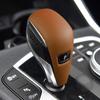 1 Piece Car Leather Gear Shift Handle Trim Cover with Fragrant Tablets Compatible for BMW 4 Series G20 G28 Z4 G29 2020-