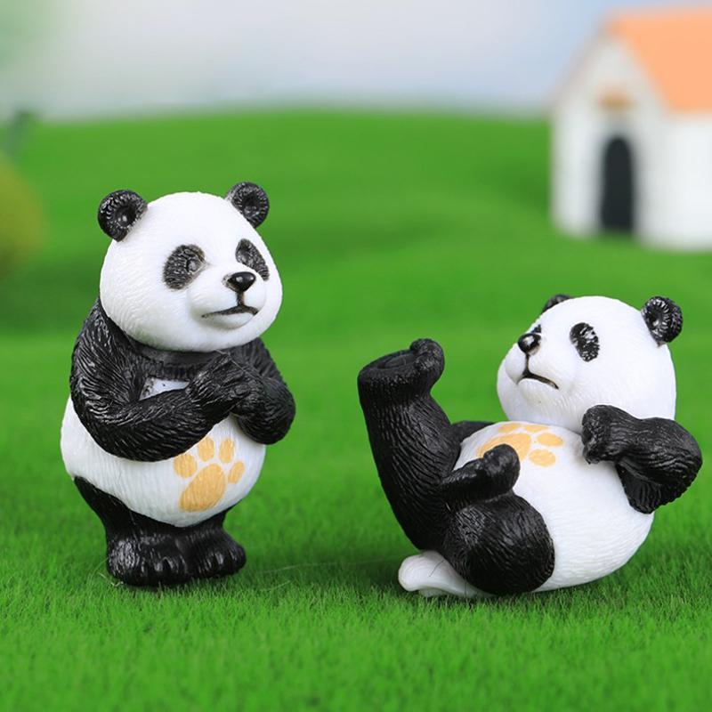 Мультфильм Кунг-фу Панда Украшение автомобиля Популярные игрушки Сувенир Сказочный сад Миниатюры Фигурки Настольный домашний декор