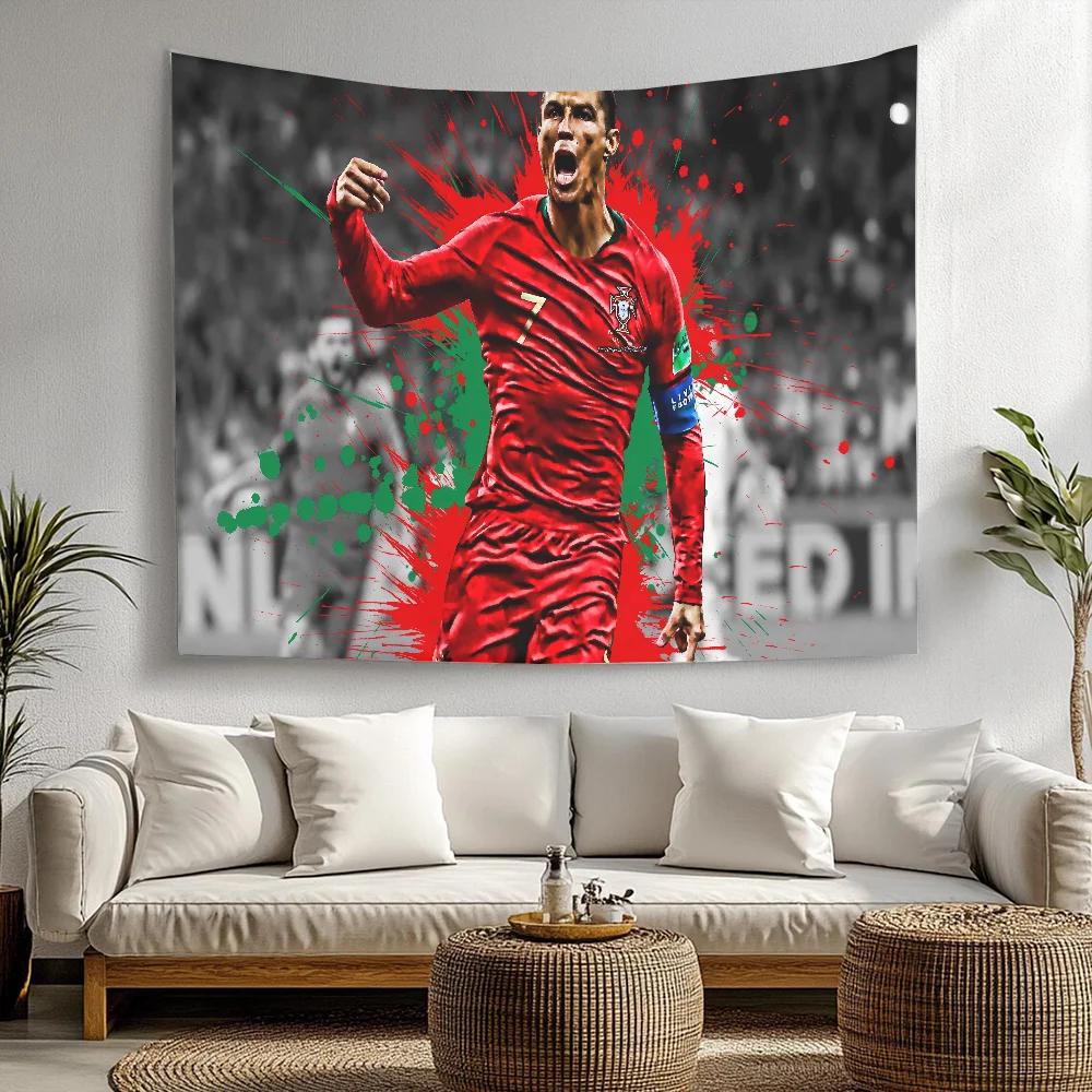 C-Криштиану Р-Роналду CR7 Аниме Гобелен Подвесной Таро Хиппи Настенные Ковры Общежитие Домашний Декор