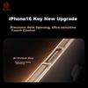 Yellowing Compensation | Ice Clear StyleIPhone 16 Pro Max Case, Transparent Ultra-Thin Airbag Shockproof Silicone Soft for Apple IPhone 16 Pro Max