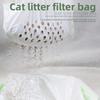 7 шт. Пластиковые просеивающие мешки для наполнителя, Сетчатый мешок для наполнителя разных размеров, Портативный пакет для кошачьих фекалий, Зоотовары