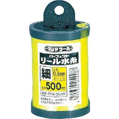 Tajima Perfect Reel Леска для разметки Водная линия Флуоресцентно-желтая Тонкая Длина 500 м Диаметр 0,6 мм PRM-S500Y