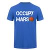 Occupy Mars T Shirt Unisex Space Mars Planet Graphic Tee Astronaut Universe Future Exploration Casual Short Sleeve Shirt Da105