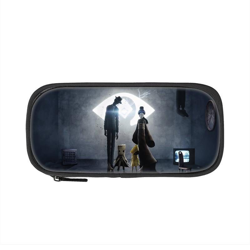 Пенал Little Nightmares, большая вместимость, легкий, мультяшный принт, новый школьный стиль для мальчиков и девочек