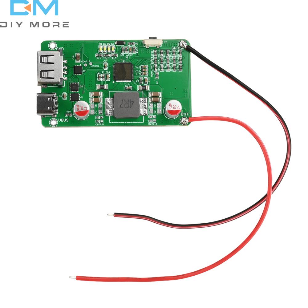 45W PD QC Full Protocol Bidirectional Fast Charging Mobile Power Module DIY Power Bank 2-6S Lithium Battery Protection board
