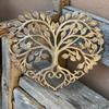 Heart Shaped Tree of Life Decor, Metal Wall Hanging Artwork,Outdoors Tree of Life/Heart Wall Plaque Decorative Art Sculpture - I Love You Decor