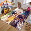 Обои для рабочего стола Cartoon Adventure game carpet3D Print Genshin Impact Floor Mat Living Room Carpet Soft Flannel Play