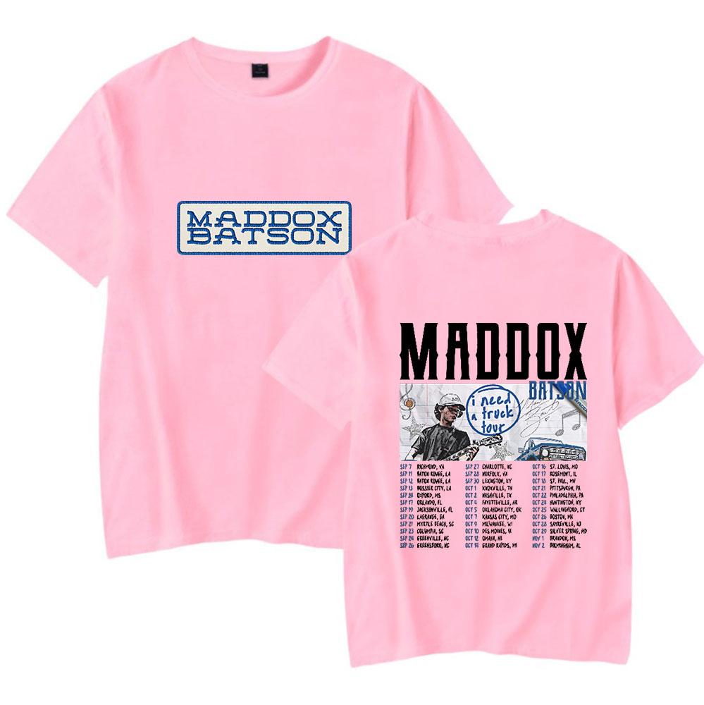 Футболка Maddox Batson Модная с принтом Мне Нужен Грузовик Тур Лето Харадзюку Мужские Футболки С коротким рукавом Мужская уличная одежда