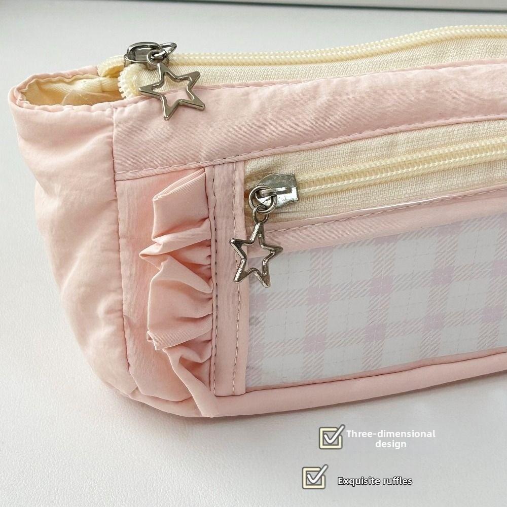 Trendy Large Capacity Pencil Case Cute DIY Ita Bag Pencil Storage Bag Portable Creative Makeup Bag Kids Gift
