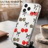 Чехол для iPhone 17 Pro Max Чехол iPhone 16 Pro Max 15 14 13 11 17E 16E Мультяшные Вишневые Фрукты Ударопрочный Прозрачный Мягкий ТПУ Силиконовый Чехол