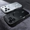 Роскошный Металлический Магнитный Мягкий ТПУ Чехол для IPhone 17 16 E 15 14 Plus 13 12 11 Pro Max Беспроводная Зарядка Защита Камеры