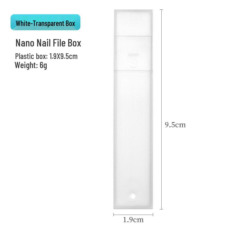 Nano Glass Nail File for Transparent Nail Art and Shaping