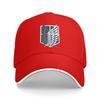 Атака Титанов Принт Сэндвич Бейсболки Крылья Свободы Микаса Snapback Кепки Повседневная Панама Унисекс Регулируемая Кепка