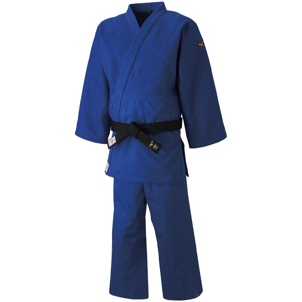 Mizuno Judo Uniform Meets All Japan Judo Federation and IJF New Standards Size 3B Blue (Champion/Top) - (Unisex) - - Color