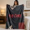 The Cure Print Flannel Blanket Cozy Lightweight Plush Throw Blanket For Bed Sofa Household Use