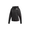 Zne Fz Winter Plush Warm Hooded Jacket Women Jacket Black GU2080