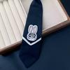 Children'S Tie Boys And Girls College Style Primary School Uniform Accessories Performance Rabbit Decoration Short Small Tie