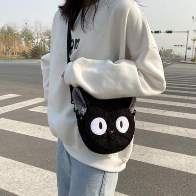 Сумка Kawaii в японском стиле, женская плюшевая сумка на плечо с героями мультфильмов для женщин, сумка через плечо, маленькая сумка для телефона и кошелька, Bolsa Feminina