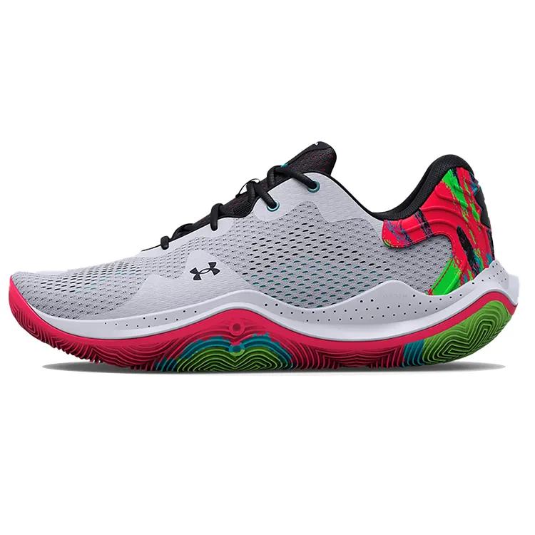 Under Armour Spawn 4 Printed 'Grey' (Unisex) Basketball Shoes 3025345 103
