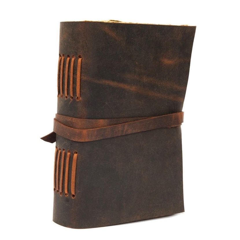 Кожаный блокнот A5, книга для эскизов, путевой праздничный журнал, подарок для нее и него, Рождество, день отца, матери