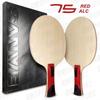SANWEI 75 Brand New Table Tennis Blade 75.1 OFF++ Red ALC Fiber Ping Pong Blade 5 Wood 2 AC Pingpong Base Board