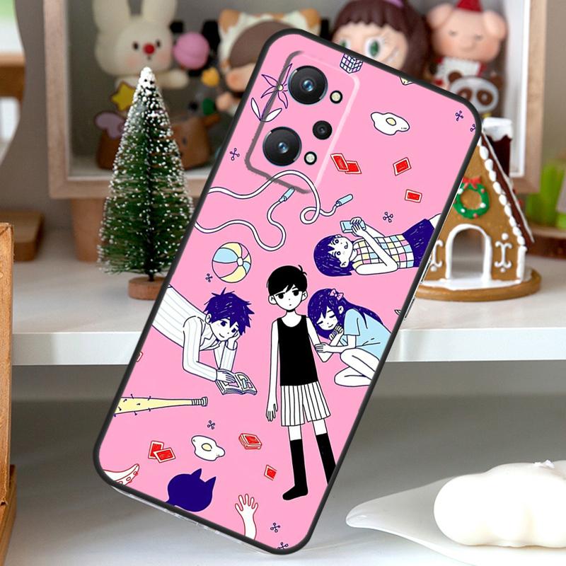 Чехол для телефона OPPO Realme C55 C35 C33 C31 C30 C25 C21Y C11 GT Neo 5 3T 2T Realme 10 9 11 Pro Plus с игрой Omori