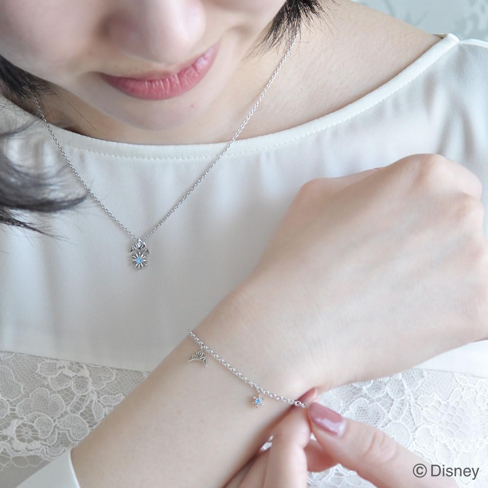 Серебряный браслет Disney Frozen с родиевым покрытием и фианитами [Disney] (VBLDSW0010)