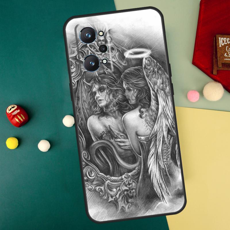 Женщина-дьявол Для Realme GT7 Pro 15 13 10 11 12 14 Pro Plus C55 C71 C75 C67 C63 C61 C53 C35 C65 GT6 Чехол