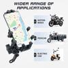 Motorcycle Phone Mount, Upgrade Anti-theft Ultra-Stable Bike Phone Holder,Phone Clamp for Motorcycle, Rearview Mirror Phone Mount for IPhone, Samsung