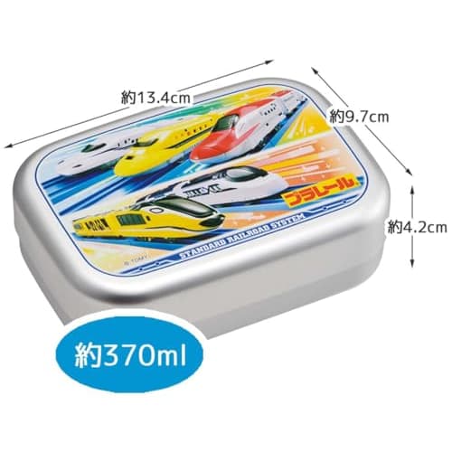 Skater Bento Box 370ml Plarail 24 Aluminum Warm Storage Compatible for Children Made In Japan ALB5NV-A
