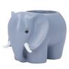 Resin Elephant Shaped Succulents Planter Pot with Drainage Hole Cute Home Decoration Animal Planter